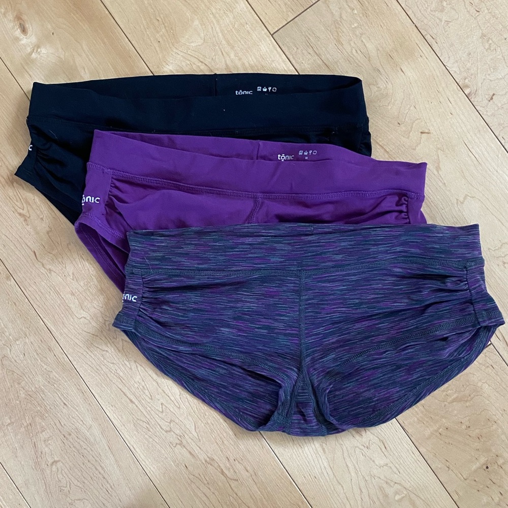 Lot of 3 Tonic Pole Shorts size M! My favorite pole shorts 💕